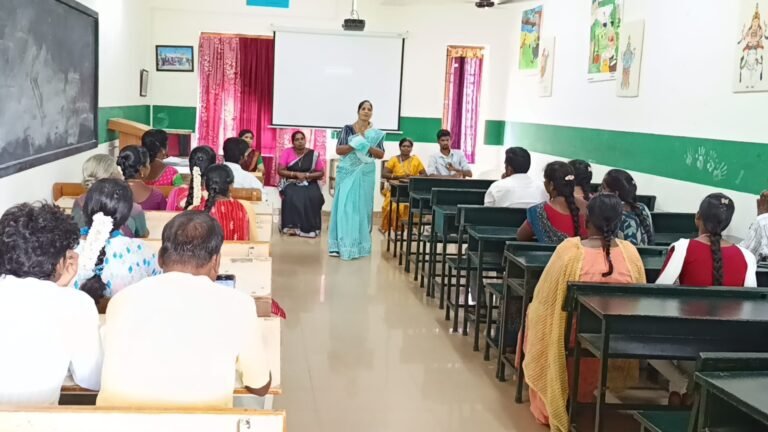 Parent-Teacher meeting – Department of Tamil